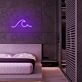 Meereswelle LED-Neonschild Schlafzimmer