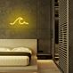 Meereswelle LED-Neonschild Schlafzimmer