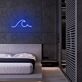 Meereswelle LED-Neonschild Schlafzimmer
