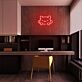 Katzenkopf mit niedlichem Gesicht LED-Neonschild für Homeoffice Wohnzimmer