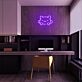 Katzenkopf mit niedlichem Gesicht LED-Neonschild für Homeoffice Wohnzimmer