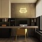 Katzenkopf mit niedlichem Gesicht LED-Neonschild für Homeoffice Wohnzimmer