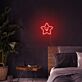 Lächelnder Stern LED-Neonschild