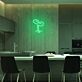 Keimling mit zwei Blättern LED-Neonschild für Küche und Wohnzimmer
