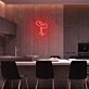 Keimling mit zwei Blättern LED-Neonschild für Küche und Wohnzimmer