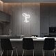 Keimling mit zwei Blättern LED-Neonschild für Küche und Wohnzimmer