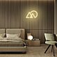 Berg mit Sonne LED-Neonschild Schlafzimmer Wohnzimmer