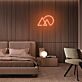 Berg mit Sonne LED-Neonschild Schlafzimmer Wohnzimmer