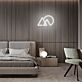 Berg mit Sonne LED-Neonschild Schlafzimmer Wohnzimmer