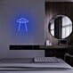 UFO LED-Neonschild für Schlafzimmer oder Wohnzimmer