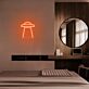 UFO LED-Neonschild für Schlafzimmer oder Wohnzimmer