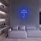 Regenschirm LED-Neonschild für Wohnzimmer Lounge