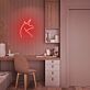 Einhornkopf LED-Neonschild für Kinderzimmer oder Wohnzimmer