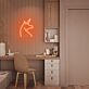 Einhornkopf LED-Neonschild für Kinderzimmer oder Wohnzimmer