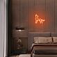 heulender Wolf LED-Neonschild Schlafzimmer Wohnzimmer