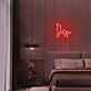 heulender Wolf LED-Neonschild Schlafzimmer Wohnzimmer
