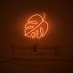 Monstera Blatt LED-Neonschild Schlafzimmer Wohnzimmer