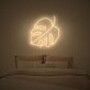 Monstera Blatt LED-Neonschild Schlafzimmer Wohnzimmer