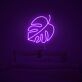Monstera Blatt LED-Neonschild Schlafzimmer Wohnzimmer