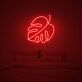 Monstera Blatt LED-Neonschild Schlafzimmer Wohnzimmer