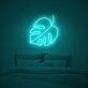 Monstera Blatt LED-Neonschild Schlafzimmer Wohnzimmer
