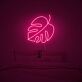 Monstera Blatt LED-Neonschild Schlafzimmer Wohnzimmer