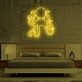 Oktopus LED-Neonschild für Schlafzimmer oder Wohnzimmer