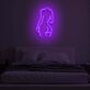Neon Frauenkörper Silhouette LED Neonschild