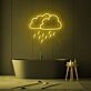 Regenwolke LED-Neonschild für Badezimmer Wohnzimmer