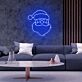 Weihnachtsmannkopf LED-Neonschild Wohnzimmer Weihnachtsdekoration