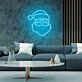 Weihnachtsmannkopf LED-Neonschild Wohnzimmer Weihnachtsdekoration