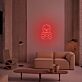 Totenkopf mit gekreuzten Knochen LED-Neonschild für Bar Club
