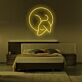 Hundekopf LED-Neonschild für Wohnzimmer und Haustierladen
