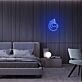 Pferdekopf LED-Neonschild Schlafzimmer