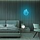 Pferdekopf LED-Neonschild Schlafzimmer