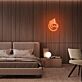 Pferdekopf LED-Neonschild Schlafzimmer