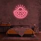 Wassermelone mit Sonne LED-Neonschild Schlafzimmer Wohnzimmer