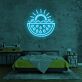 Wassermelone mit Sonne LED-Neonschild Schlafzimmer Wohnzimmer