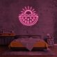 Wassermelone mit Sonne LED-Neonschild Schlafzimmer Wohnzimmer