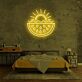 Wassermelone mit Sonne LED-Neonschild Schlafzimmer Wohnzimmer