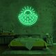 Wassermelone mit Sonne LED-Neonschild Schlafzimmer Wohnzimmer