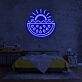 Wassermelone mit Sonne LED-Neonschild Schlafzimmer Wohnzimmer