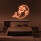 lächelnder Delfin LED-Neonschild für Schlafzimmer oder Kinderzimmer