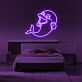 lächelnder Delfin LED-Neonschild für Schlafzimmer oder Kinderzimmer