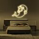 lächelnder Delfin LED-Neonschild für Schlafzimmer oder Kinderzimmer