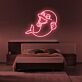 lächelnder Delfin LED-Neonschild für Schlafzimmer oder Kinderzimmer
