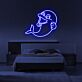 lächelnder Delfin LED-Neonschild für Schlafzimmer oder Kinderzimmer