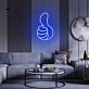 Daumen hoch Symbol LED-Neonschild Wohnzimmer Bar