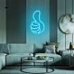 Daumen hoch Symbol LED-Neonschild Wohnzimmer Bar