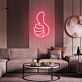 Daumen hoch Symbol LED-Neonschild Wohnzimmer Bar